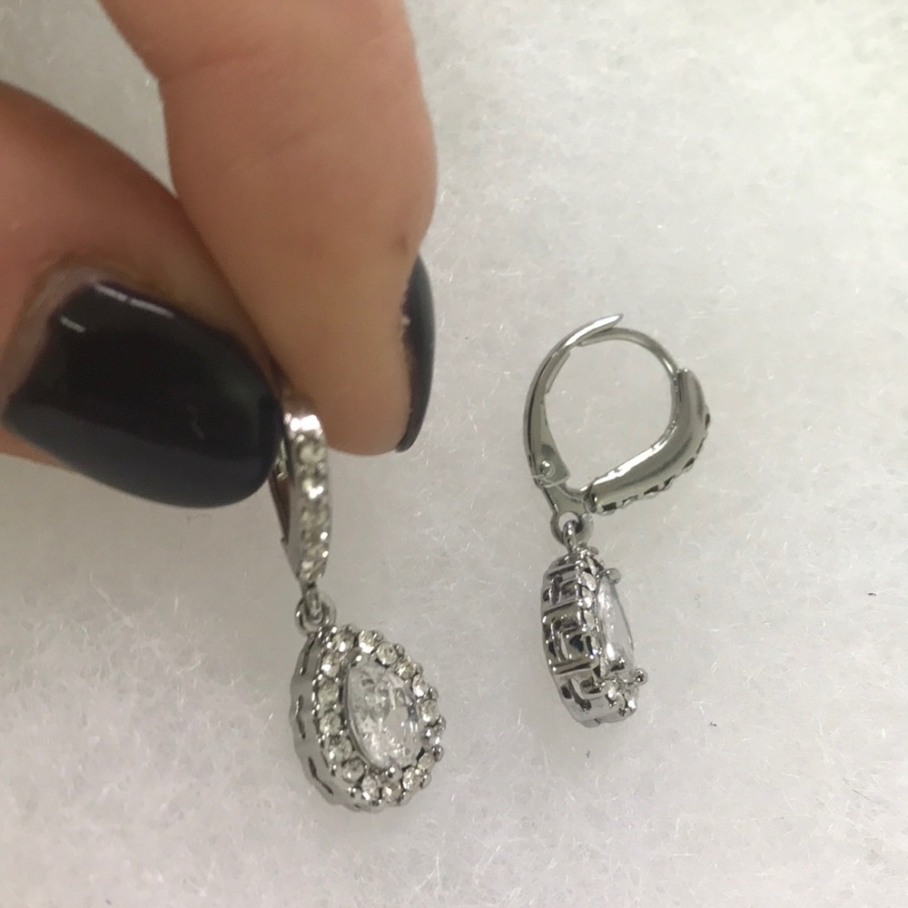 Silver earrings